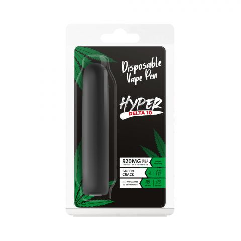 Green Crack Delta 10 THC Vape Pen - Disposable Hyper 920mg Best Price