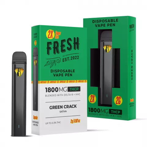 Green Crack Glue Strain Vape -Green Crack Vape Pen - THCP - Disposable - 1800MG - Fresh Best Price