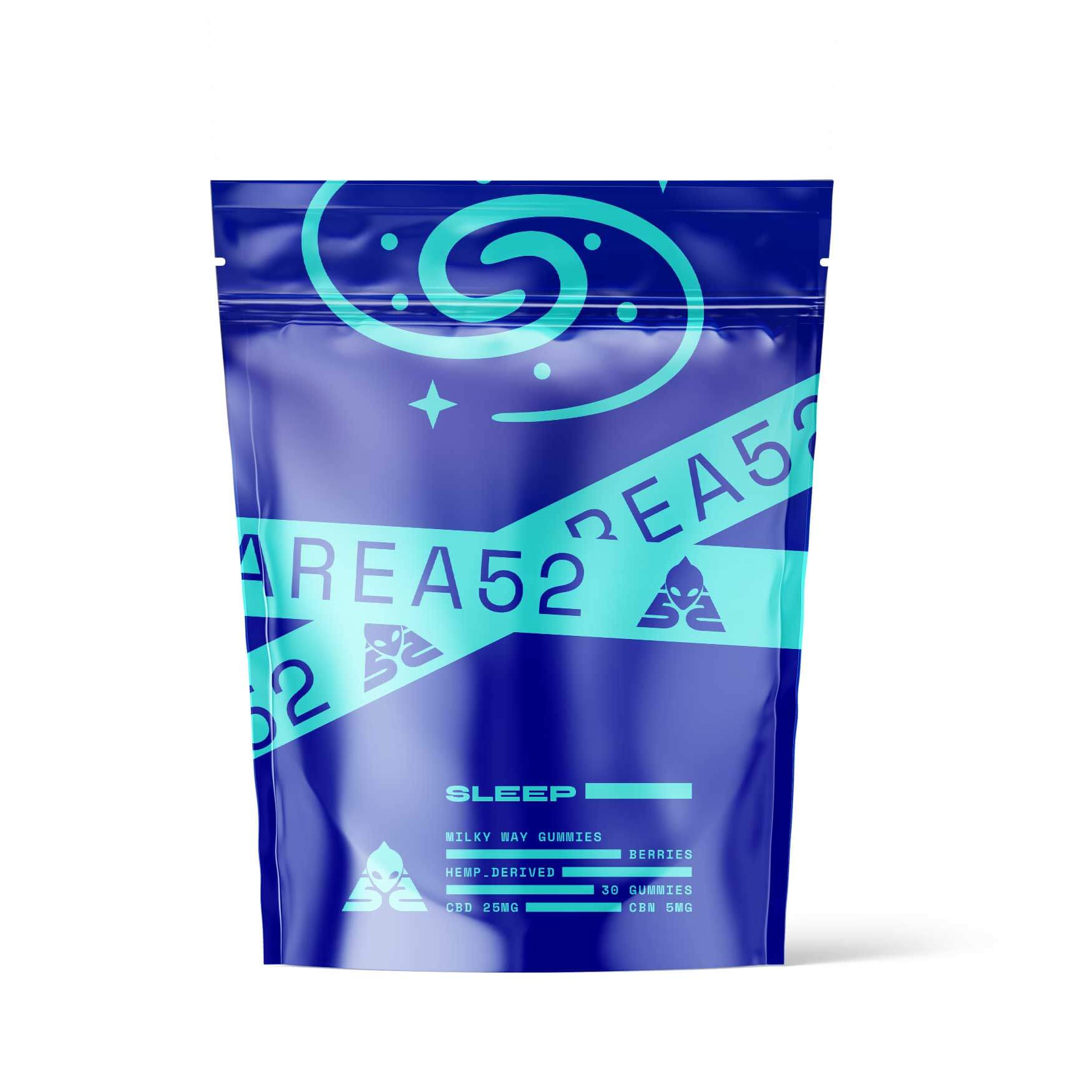 Area 52 | Neptune 1:1 CBN + CBD Sleep Gummies 1500mg Best Price