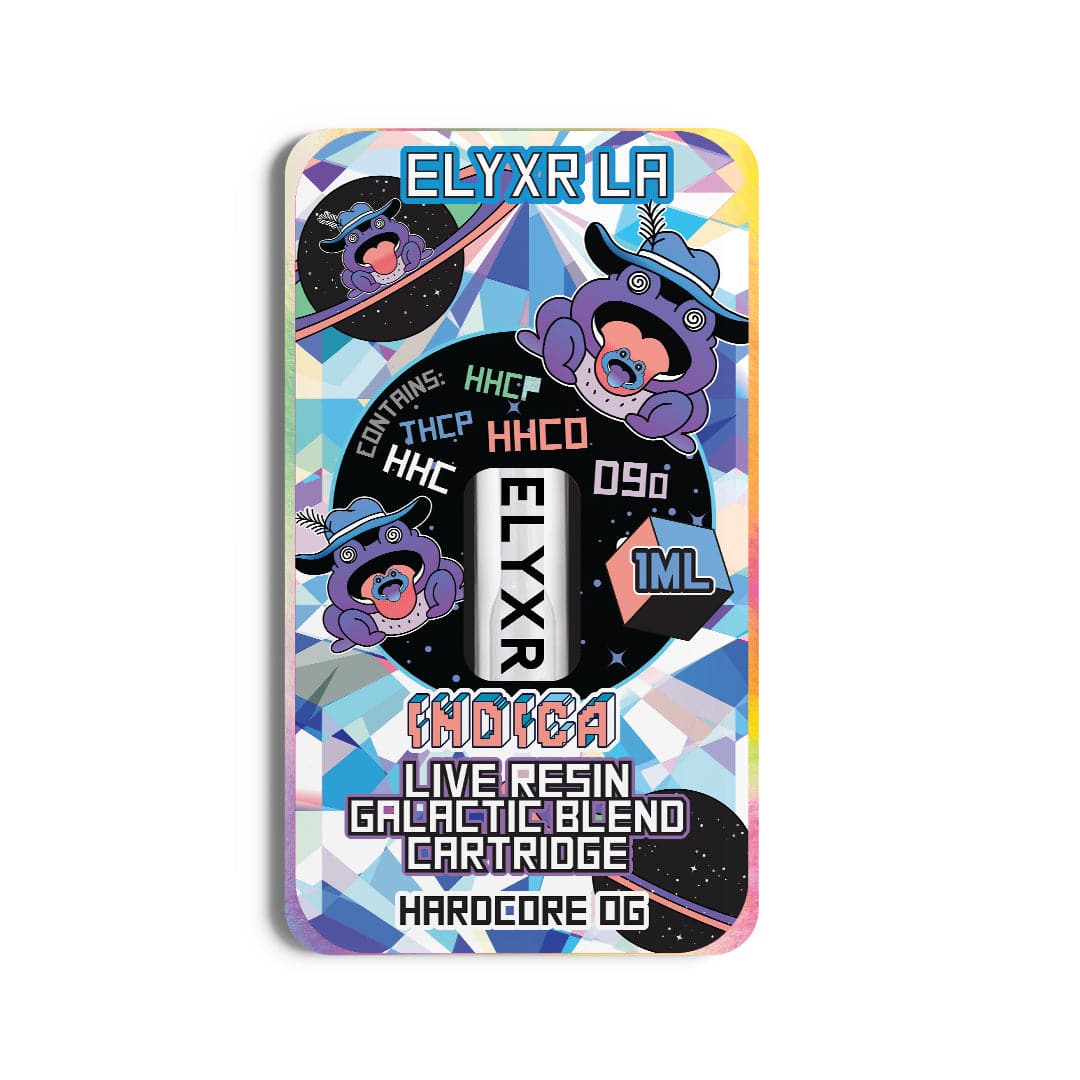 Elyxr Live Resin Galactic Blend (HHC, HHCo, THCP, HHCP, D9o) Cartridge 1 Gram (1000mg) Best Price