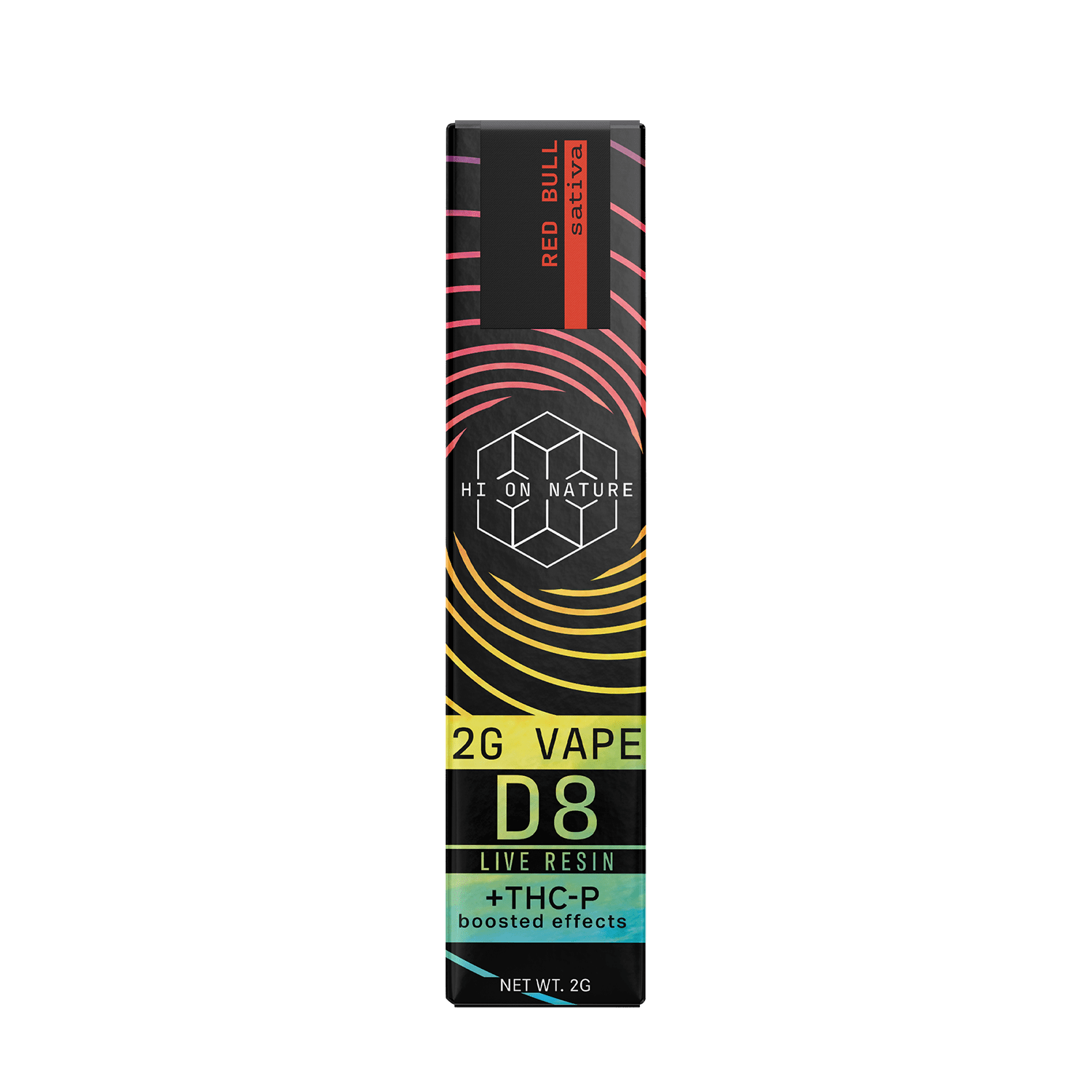 Hi On Nature (2g) DELTA 8 SATIVA VAPE - RED BULL Best Price
