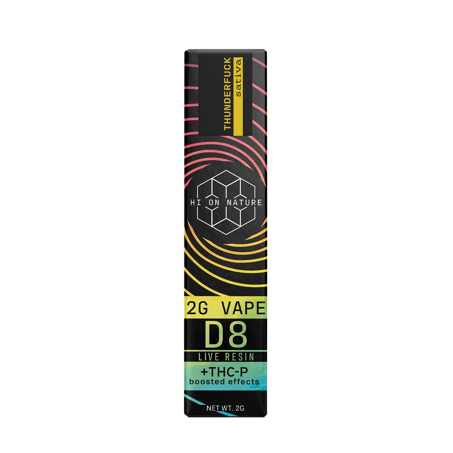 Hi On Nature (2g) DELTA 8 SATIVA VAPE - THUNDERF*CK Best Price