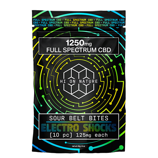 Hi On Nature 1250mg FULL SPECTRUM CBD - ELECTRO SHOCKS Best Price