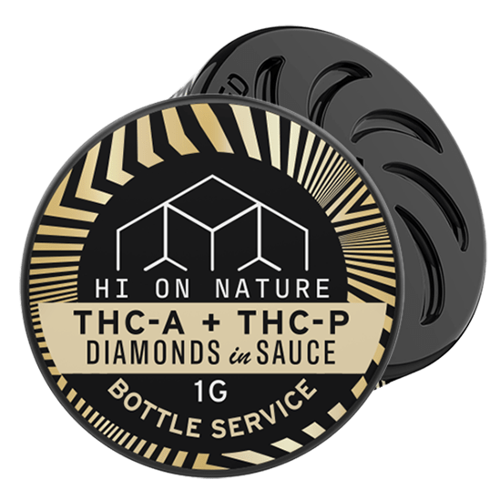Hi On Nature 1g DAB DIAMOND - THC-A + THC-P - BOTTLE SERVICE Best Price