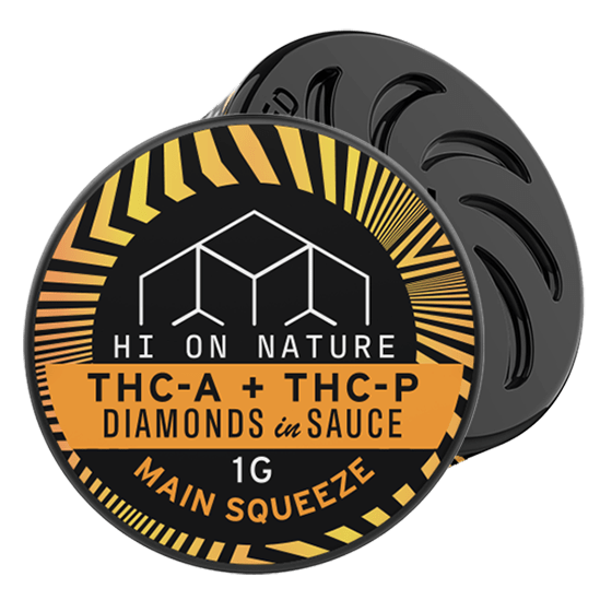 Hi On Nature 1g DAB DIAMOND - THC-A + THC-P - MAIN SQUEEZE Best Price