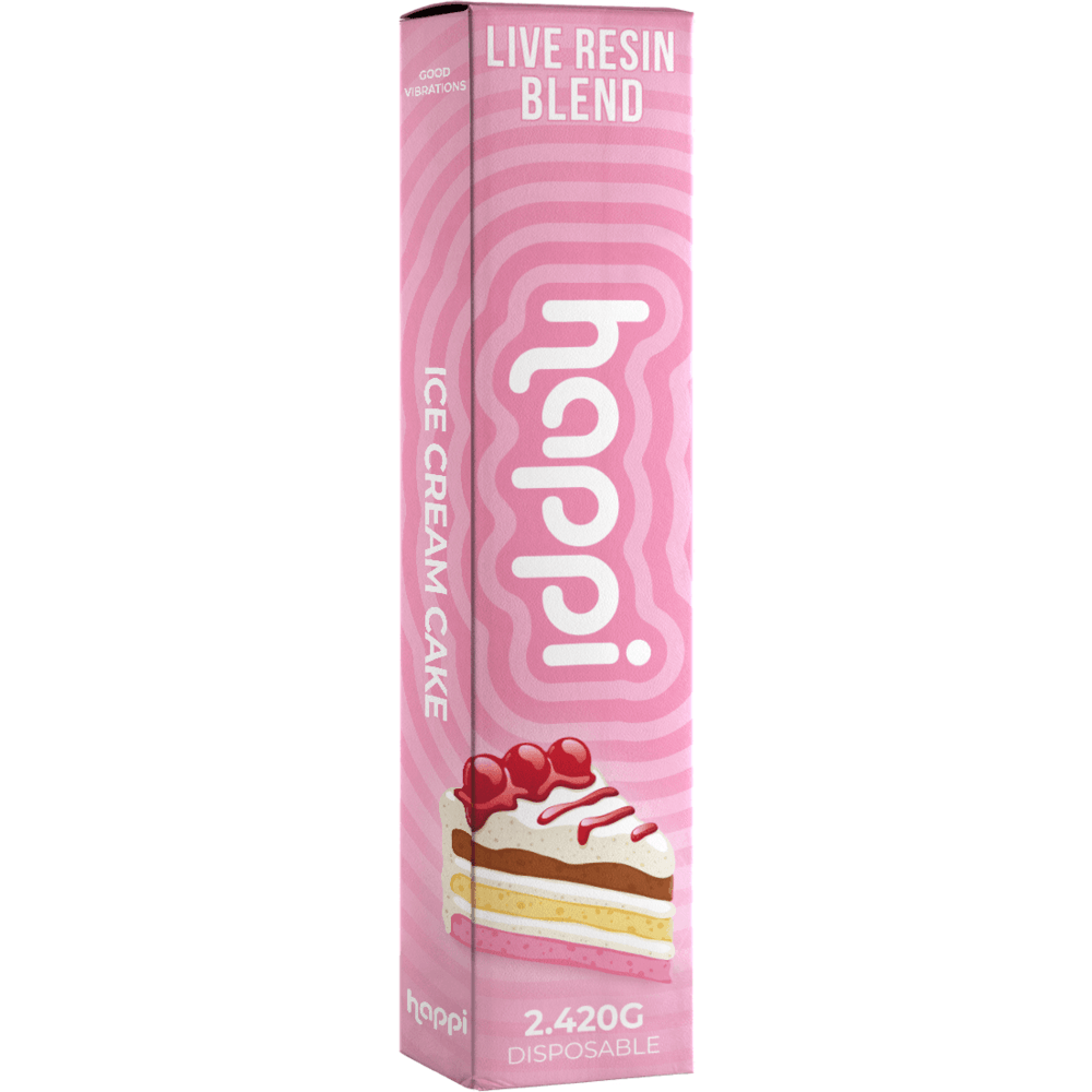 Happi Ice Cream Cake - 2G Disposable Live Resin Blend Best Price