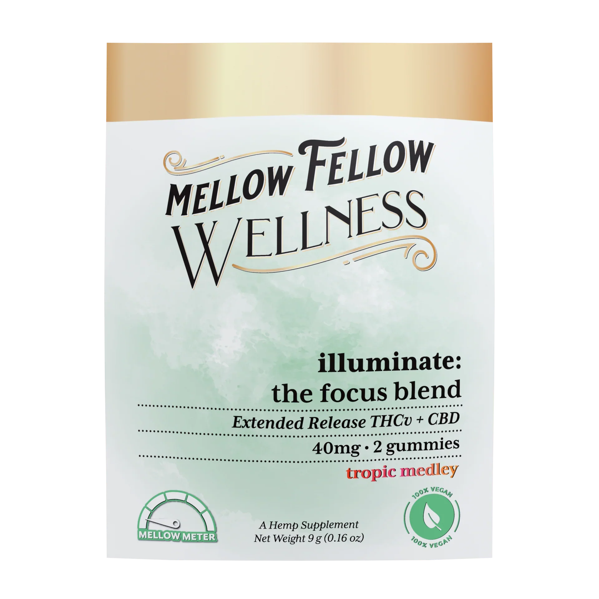 Mellow Fellow Wellness Gummies - Illuminate Blend - Tropic Medley - 40mg Best Price