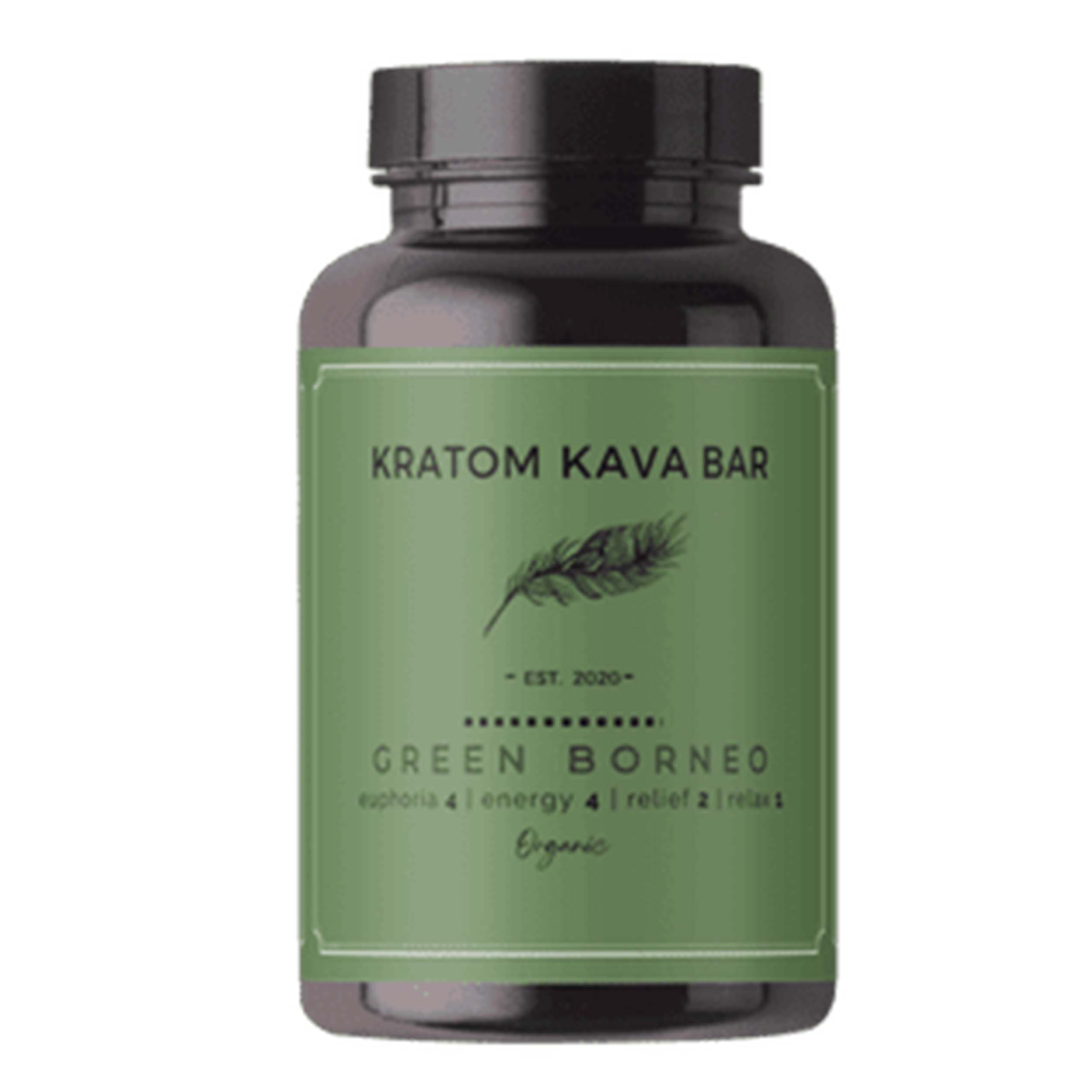 Kratom Kava Bar Green Borneo Capsules Best Price