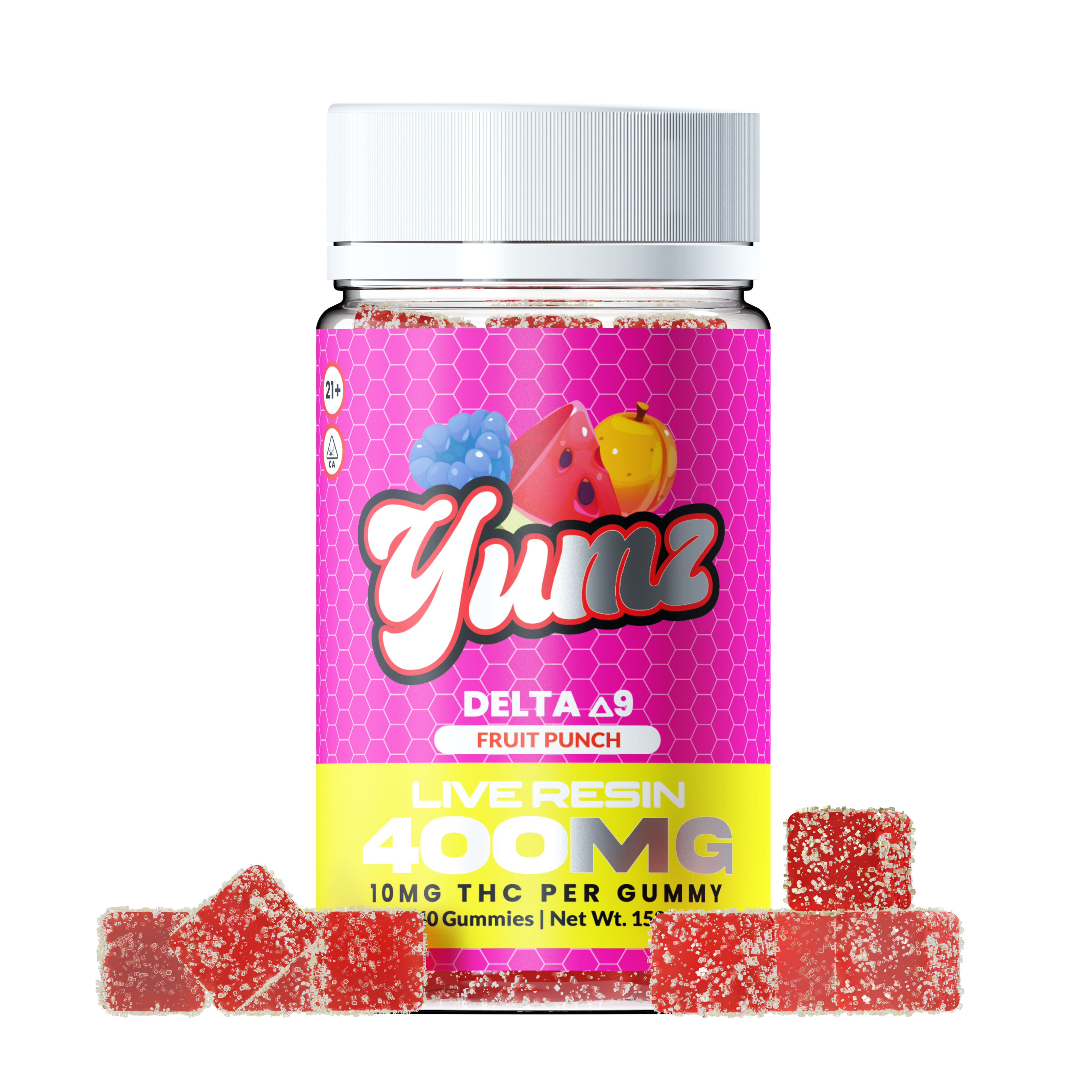 THC Gummies ( Farm Bill Compliant Delta-9 THC ) YUMZ LAB - Fruit Punch Best Price