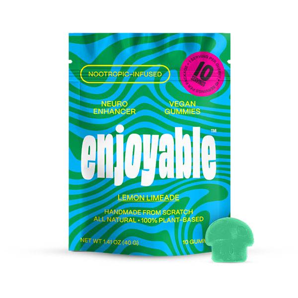 Enjoyable Neuro Enhancer Vegan Gummies | 2pk or 10pk Best Price