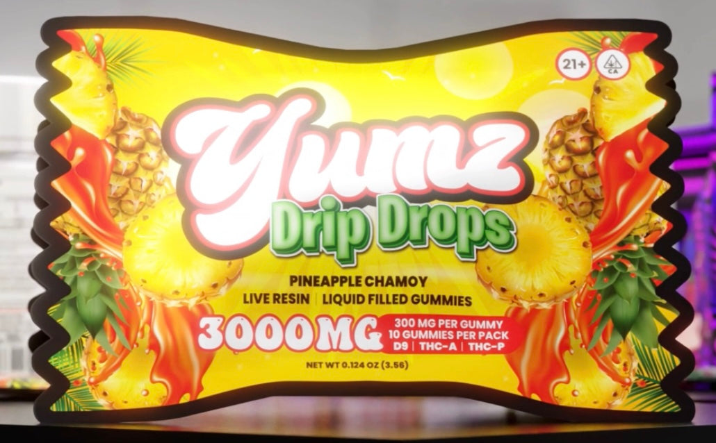 YUMZ DRIP DROPS ( NANO D8+THC-A+THC-P ) ( LIQUID FILLED THC GUMMIES ) 3000mg Best Price