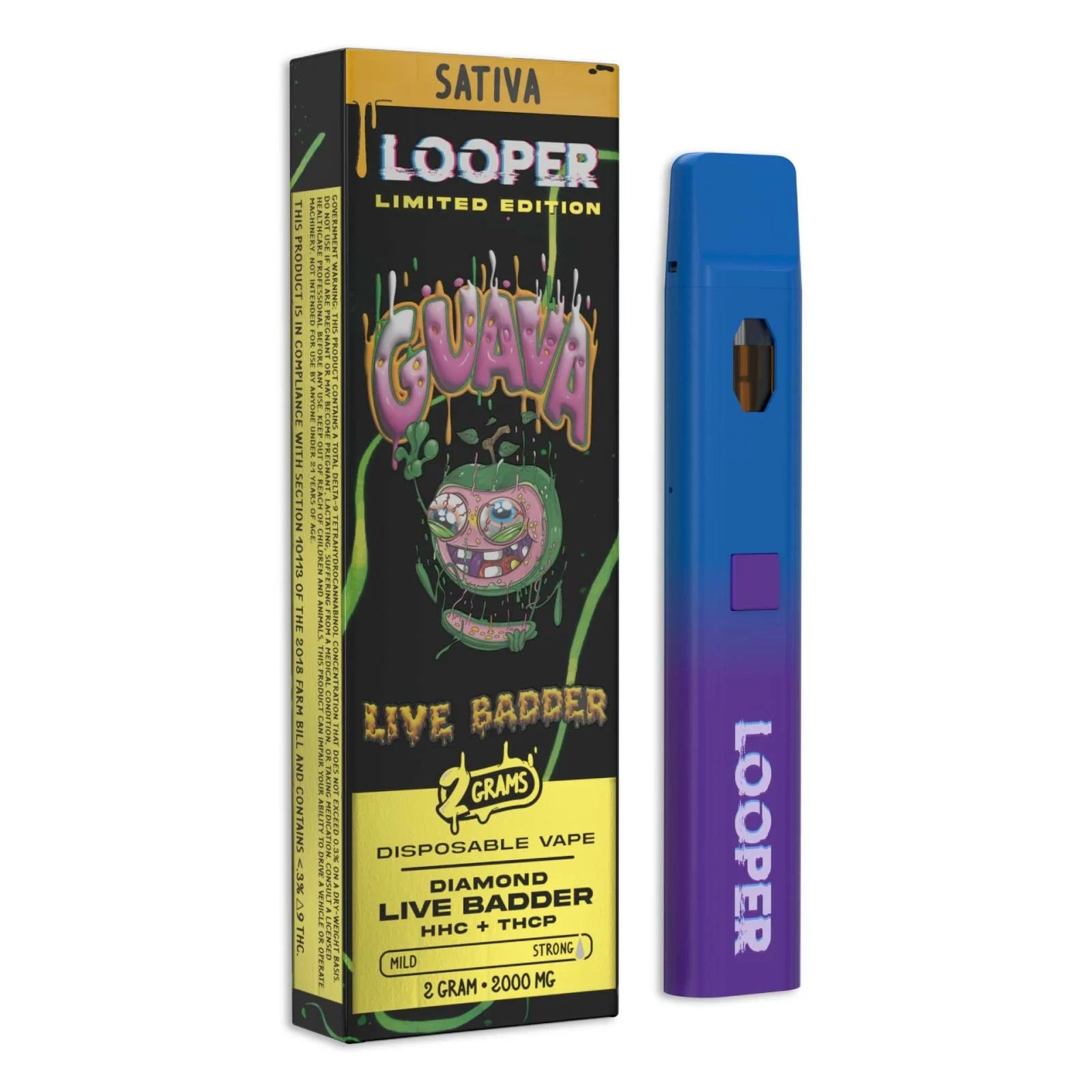 Looper Live Badder Disposable Vape Pens | 2g Best Price