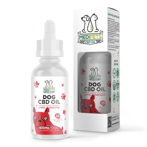 MediPets CBD Oil for Large Dogs - 600MG Best Price