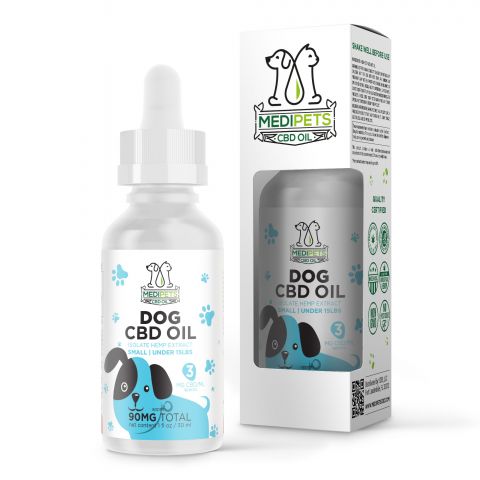 MediPets CBD Oil for Small Dogs - 90MG Best Price
