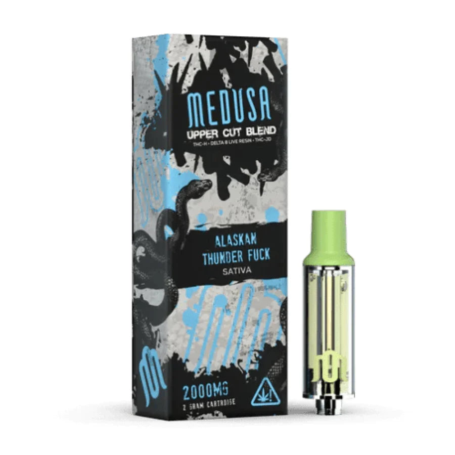 Medusa Alaskan Thunder Fuck THC-h + Live Resin Delta 8 + THC-jd Cartridge (2g) Best Price