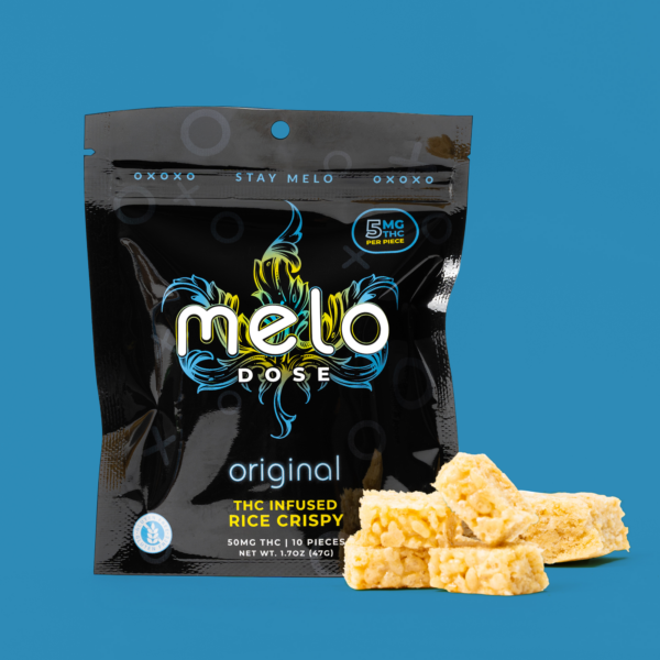 Melo Dose â€?Original 50MG Delta-9 THC Rice Crispy Best Price