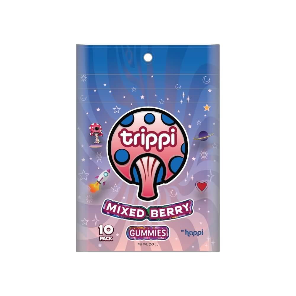 Trippi Mixed Berry - 10ct Shroom Gummies Best Price