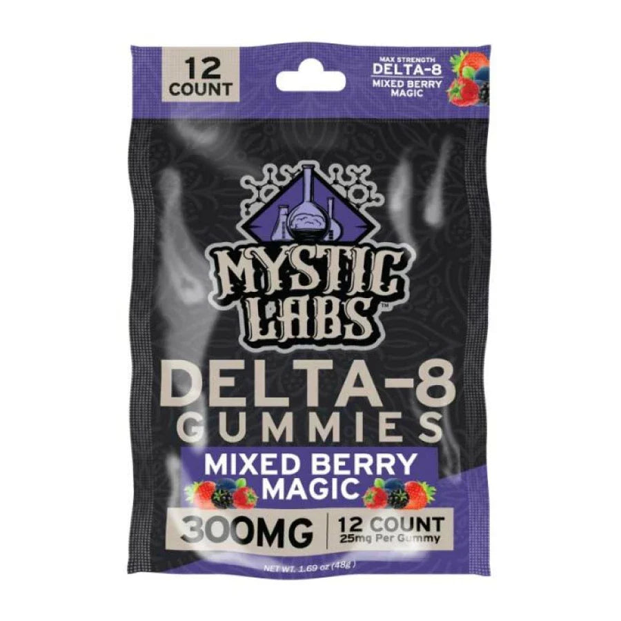 Mystic Labs Mixed Berry Magic 25mg Gummies (12pc) Best Price