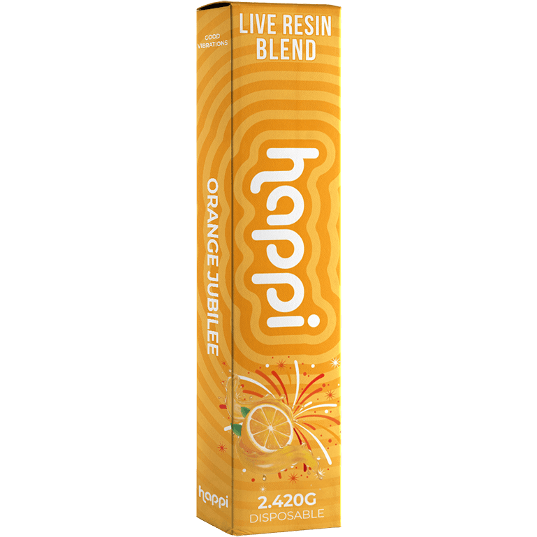 Happi Orange Jubilee - 2G Disposable Live Resin Blend Best Price