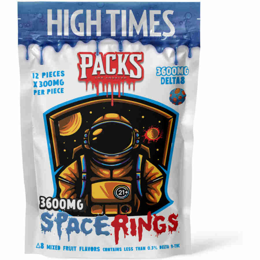 Packs x High Times Delta Space Rings 3600mg 12pc Best Price