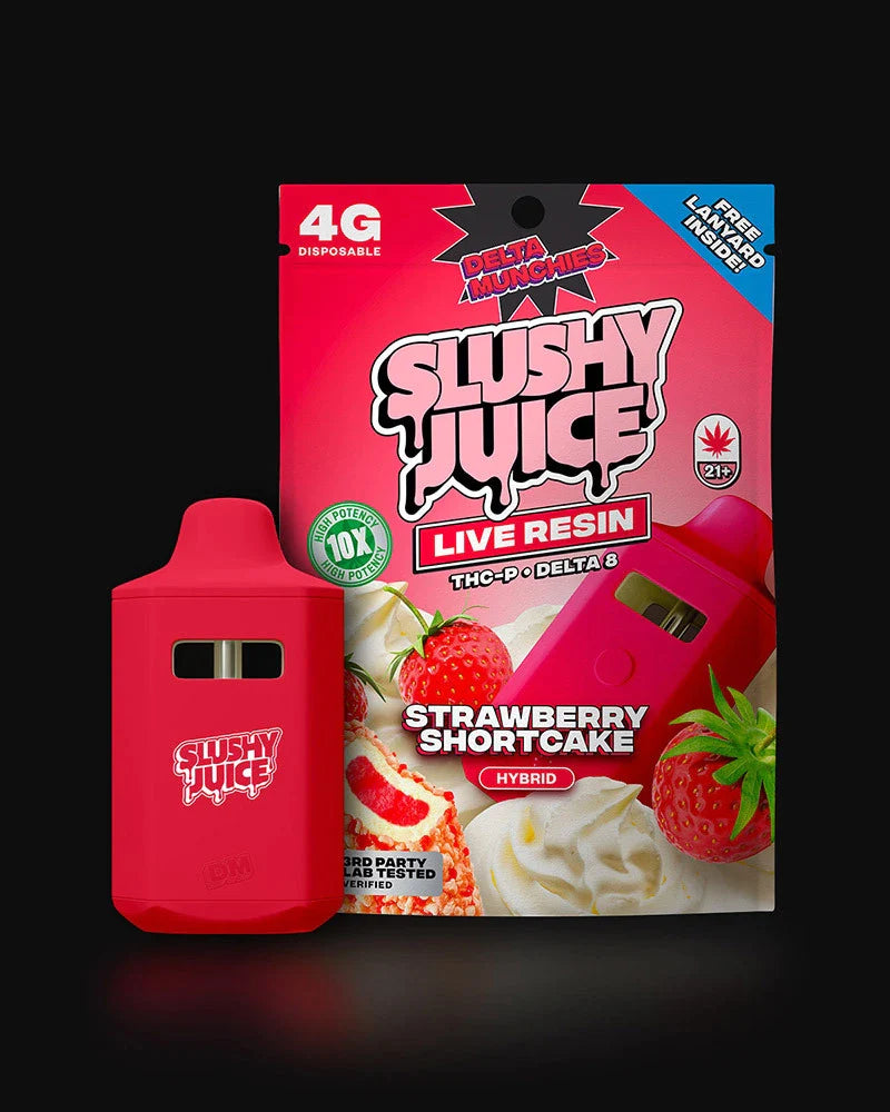 Delta Munchies Strawberry Shortcake Slushy Juice 4G THC-P Vape Best Price