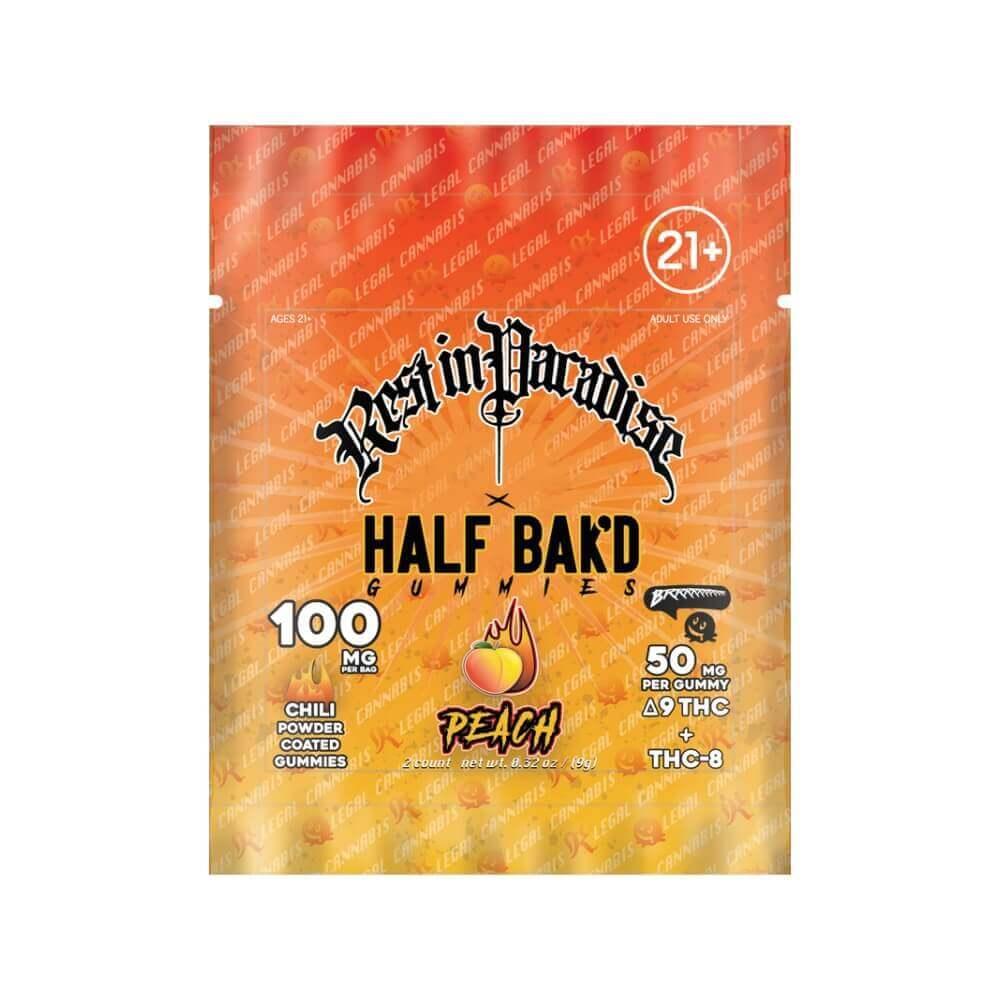 Peach Chili-Coated Delta-8 & 9 Infused Gummies - 50mg Best Price