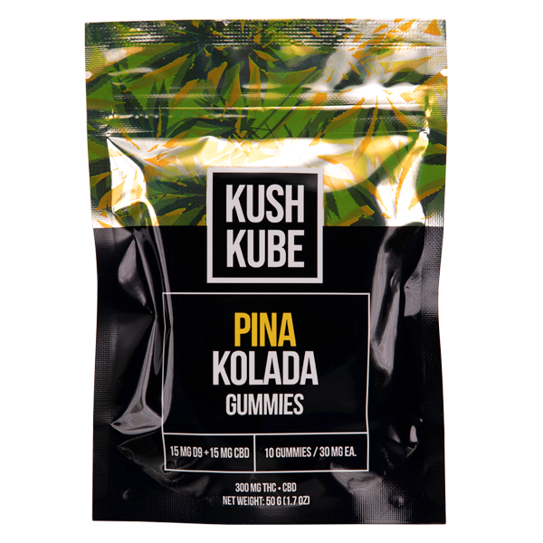 Pina Kolada 10ct Kush Kube Gummies Best Price