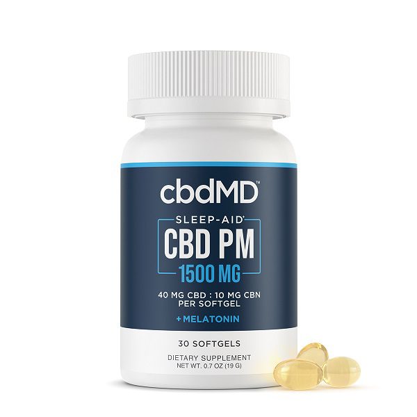 cbdMD PM Softgel Capsules 1500mg 30 Count Best Price