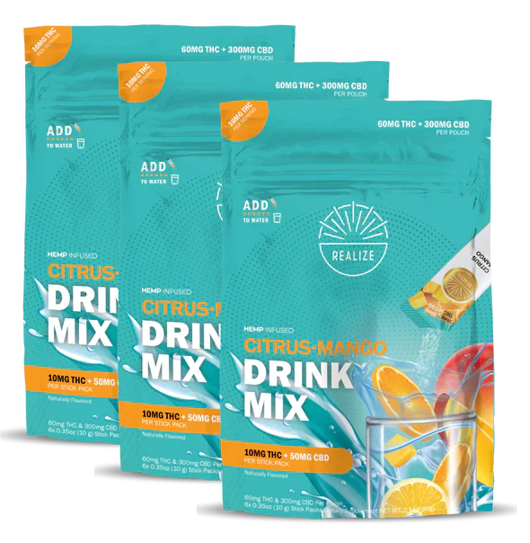 Realize | CBD + Delta 9 THC Drink Mix 55mg - 60mg Best Price
