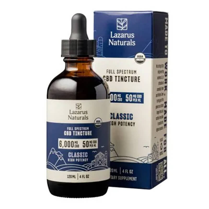 Full Spectrum Classic CBD Oil Tincture – Lazarus Naturals Best Price