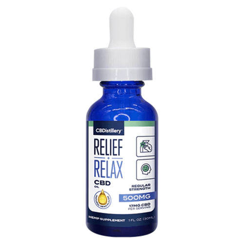 Relief + Relax Broad Spectrum CBD Oil Tincture – CBDistillery Best Price