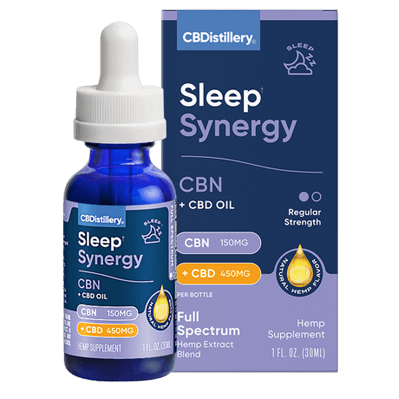Sleep Synergy CBD Oil Tincture with CBN – CBDistillery Best Price