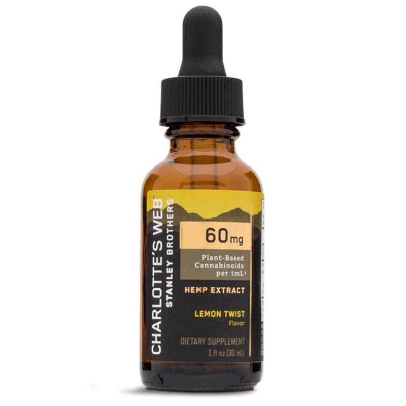 Full Spectrum CBD Oil Tincture – Lemon Twist – 60mg – Charlotte’s Web Best Price