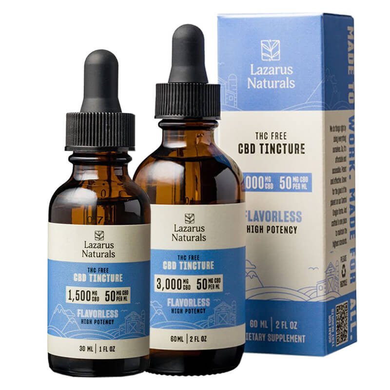 CBD Isolate Tincture – Flavorless – Lazarus Naturals Best Price