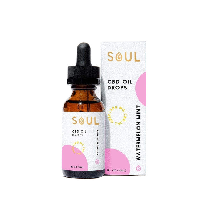 Soul CBD – Isolate Tincture – Watermelon Mint – 1000mg – 1500mg Best Price