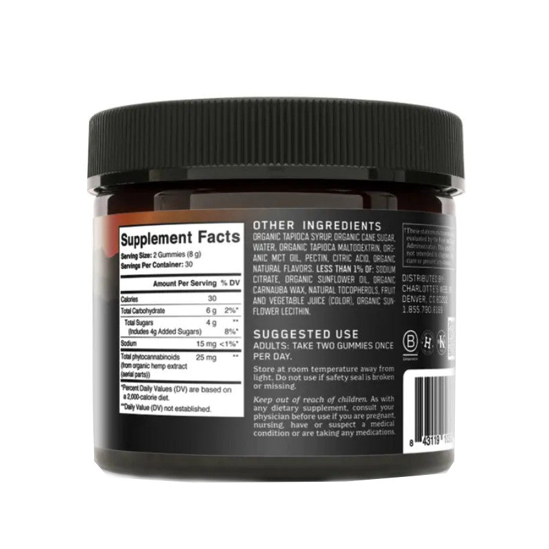 Daily Wellness CBD Gummies – Raspberry Lime – Charlotte’s Web Best Price