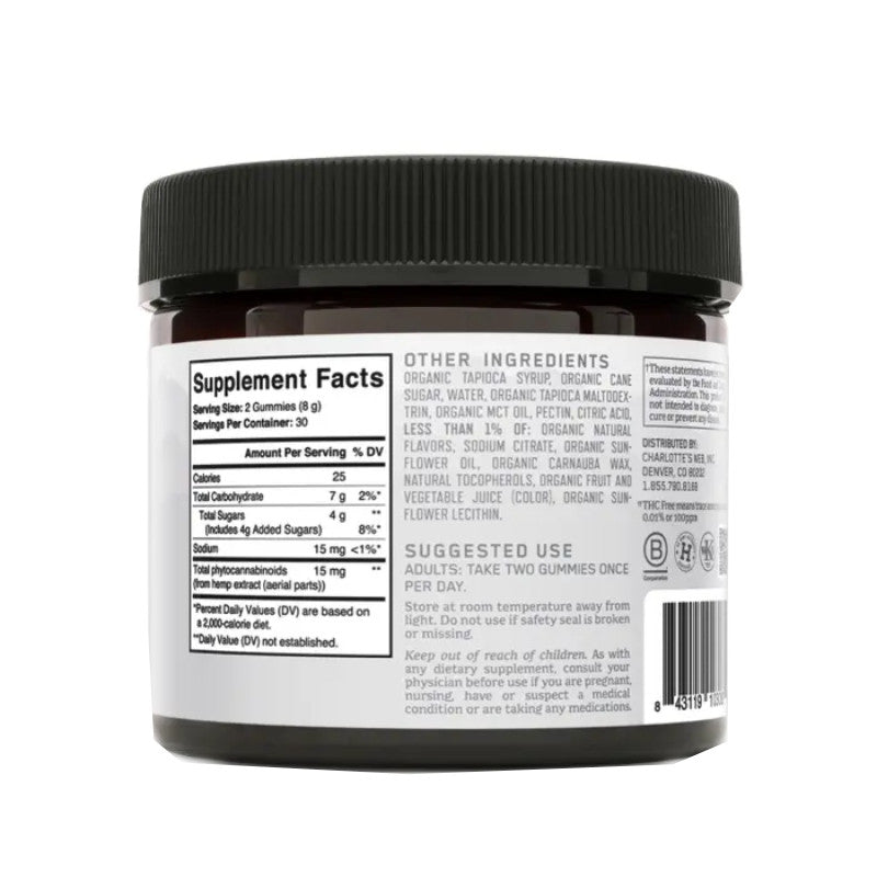 THC-Free CBD Gummies – Mango Peach – 15mg – Charlotte’s Web Best Price