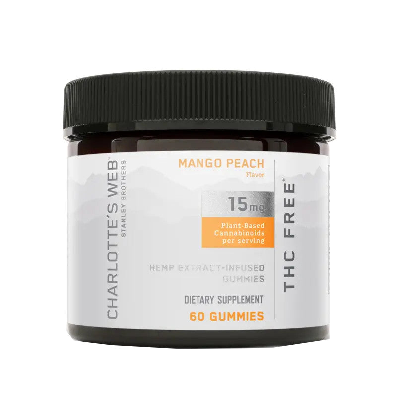 THC-Free CBD Gummies – Mango Peach – 15mg – Charlotte’s Web Best Price