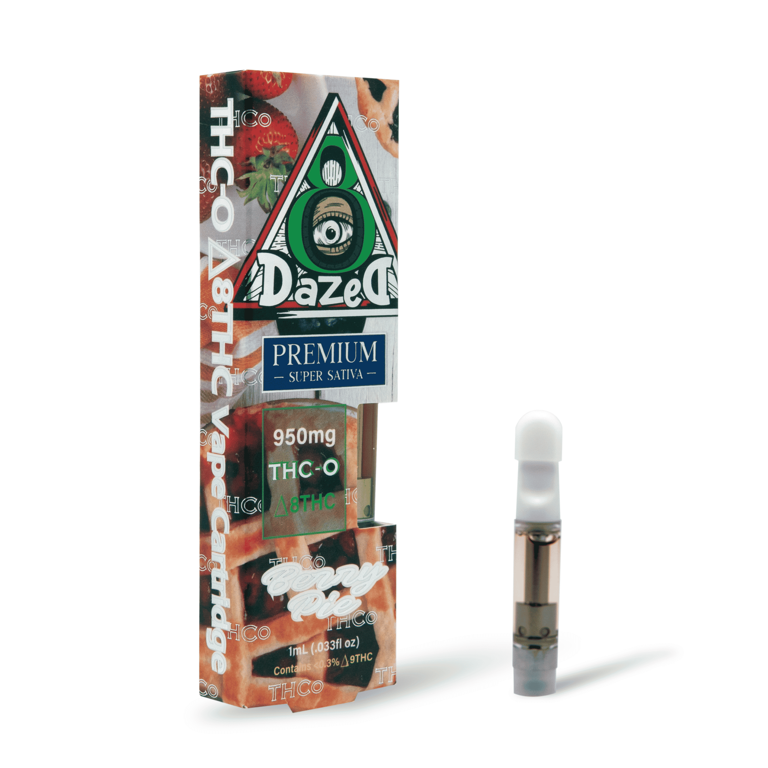 DazeD8 Berry Pie Delta 8 THC-O Cartridge (1g) Best Price