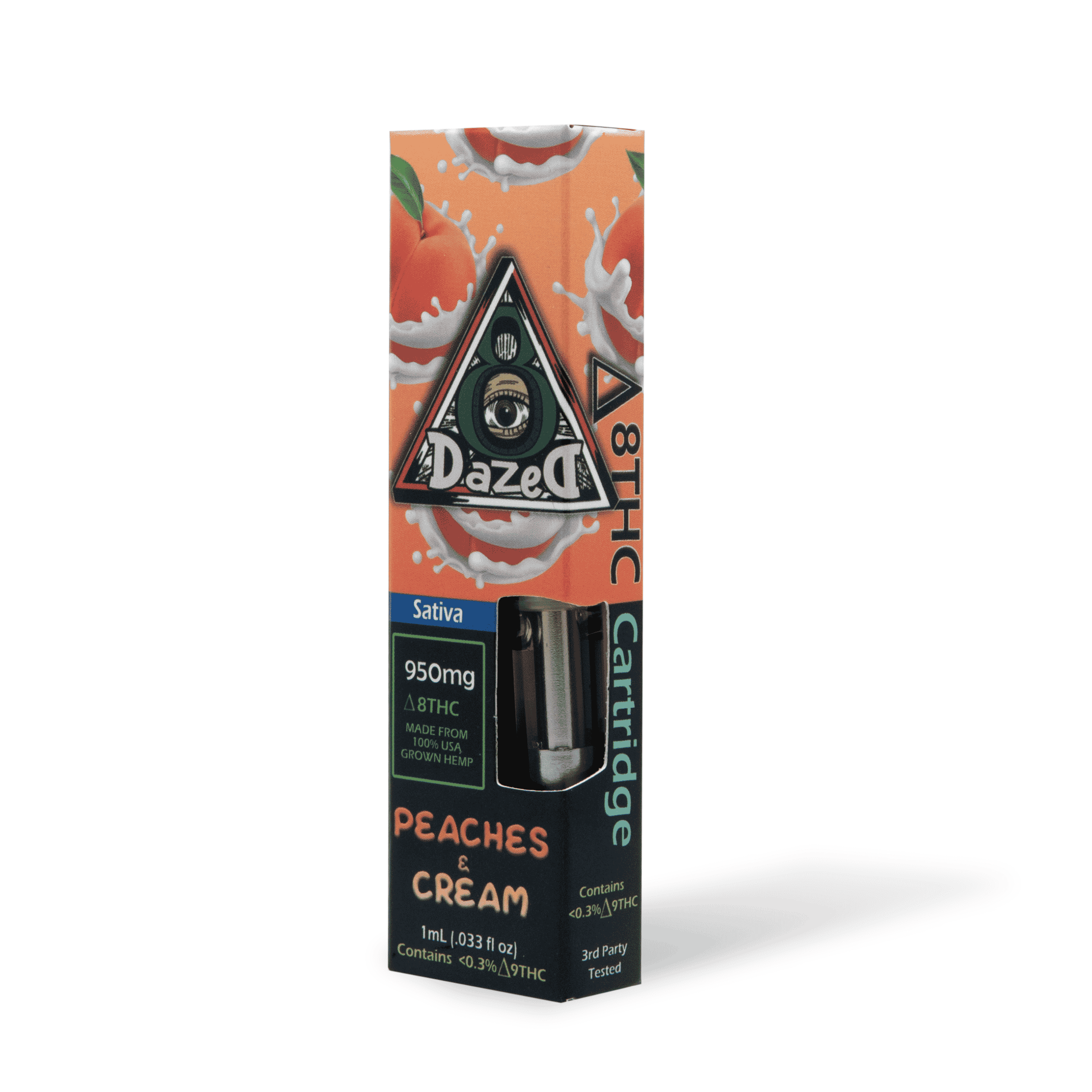 DazeD8 Peaches Cream Delta 8 Cartridge (1g) Best Price