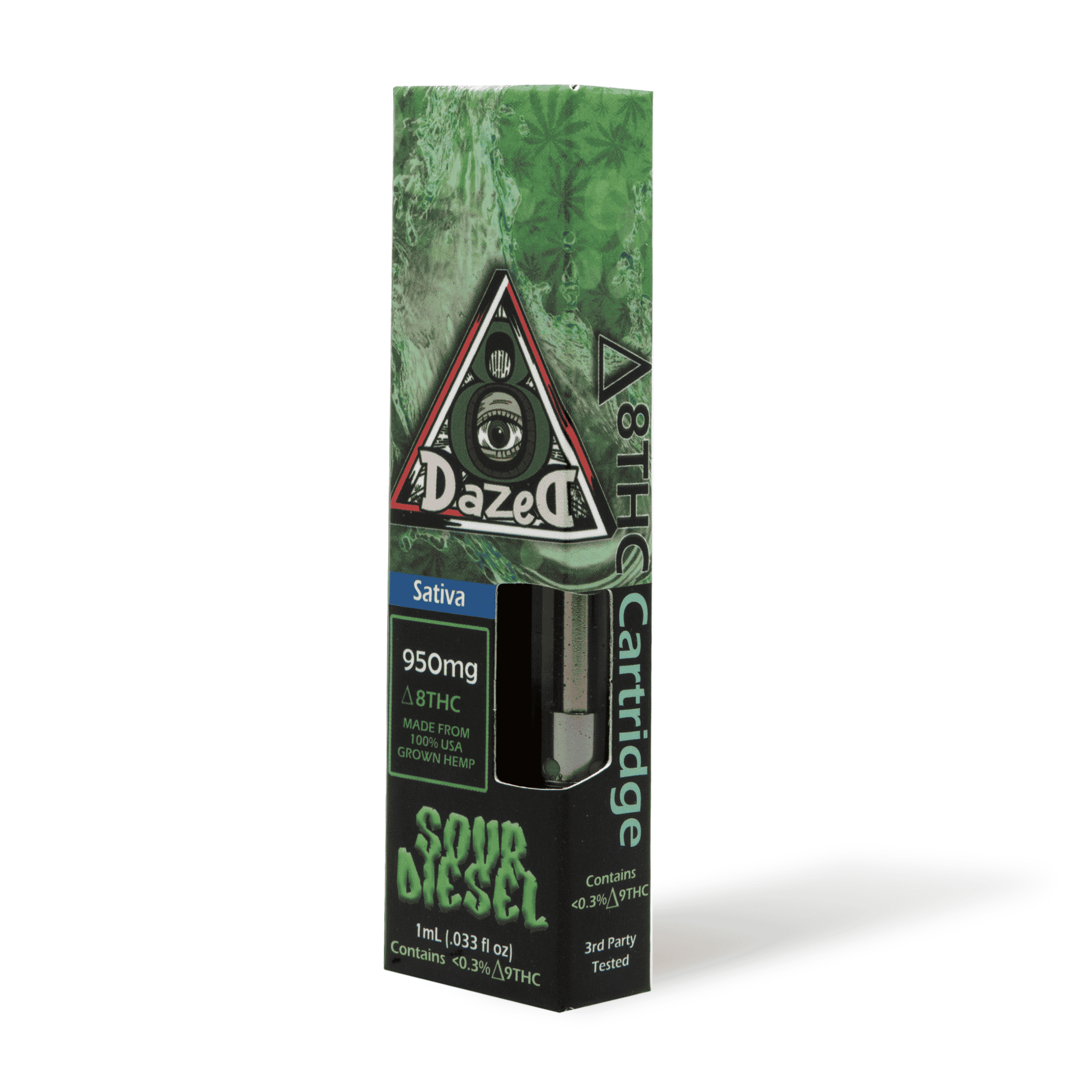 DazeD8 Sour Diesel Delta 8 Cartridge (1g) Best Price