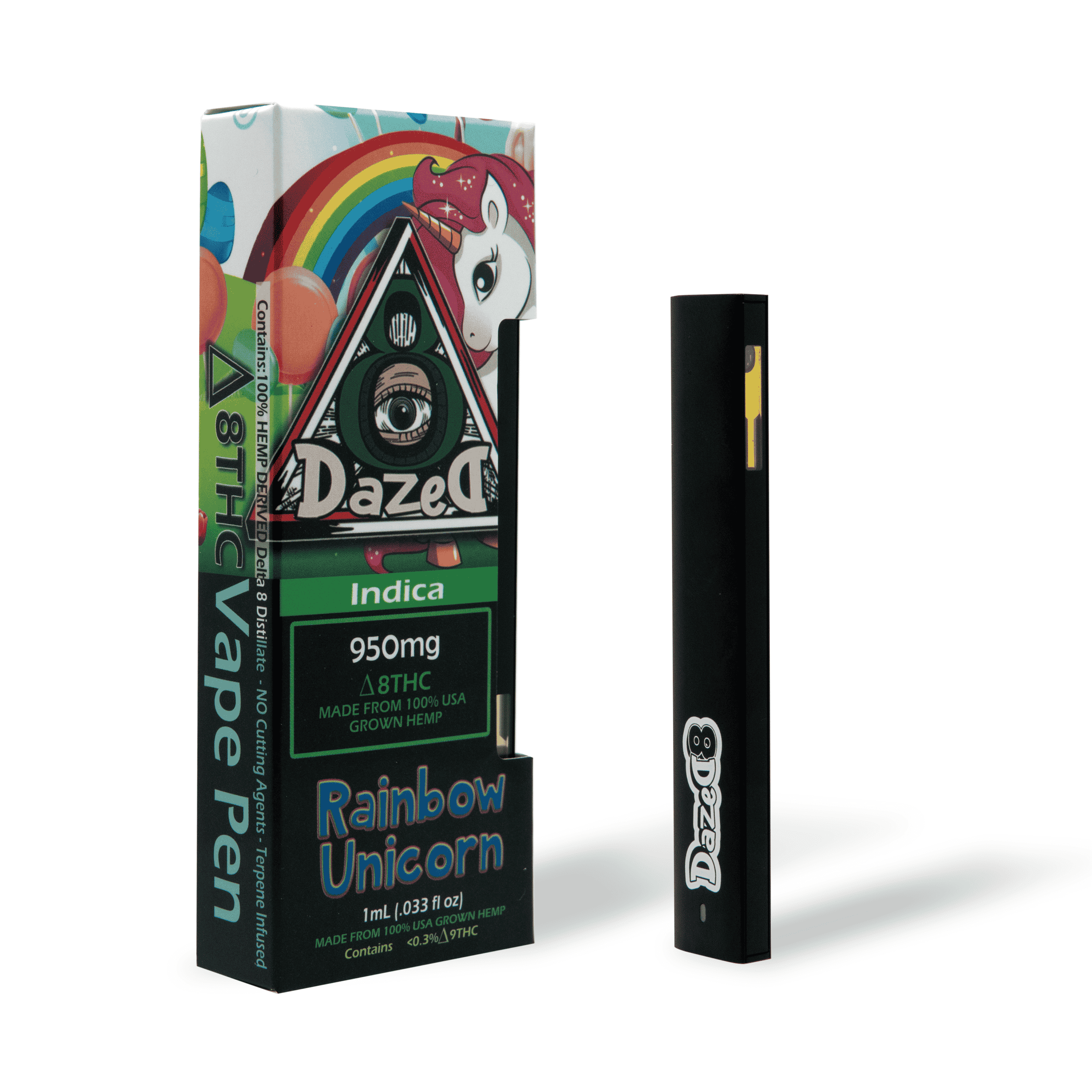 DazeD8 Rainbow Unicorn Delta 8 Disposable (1g) Best Price