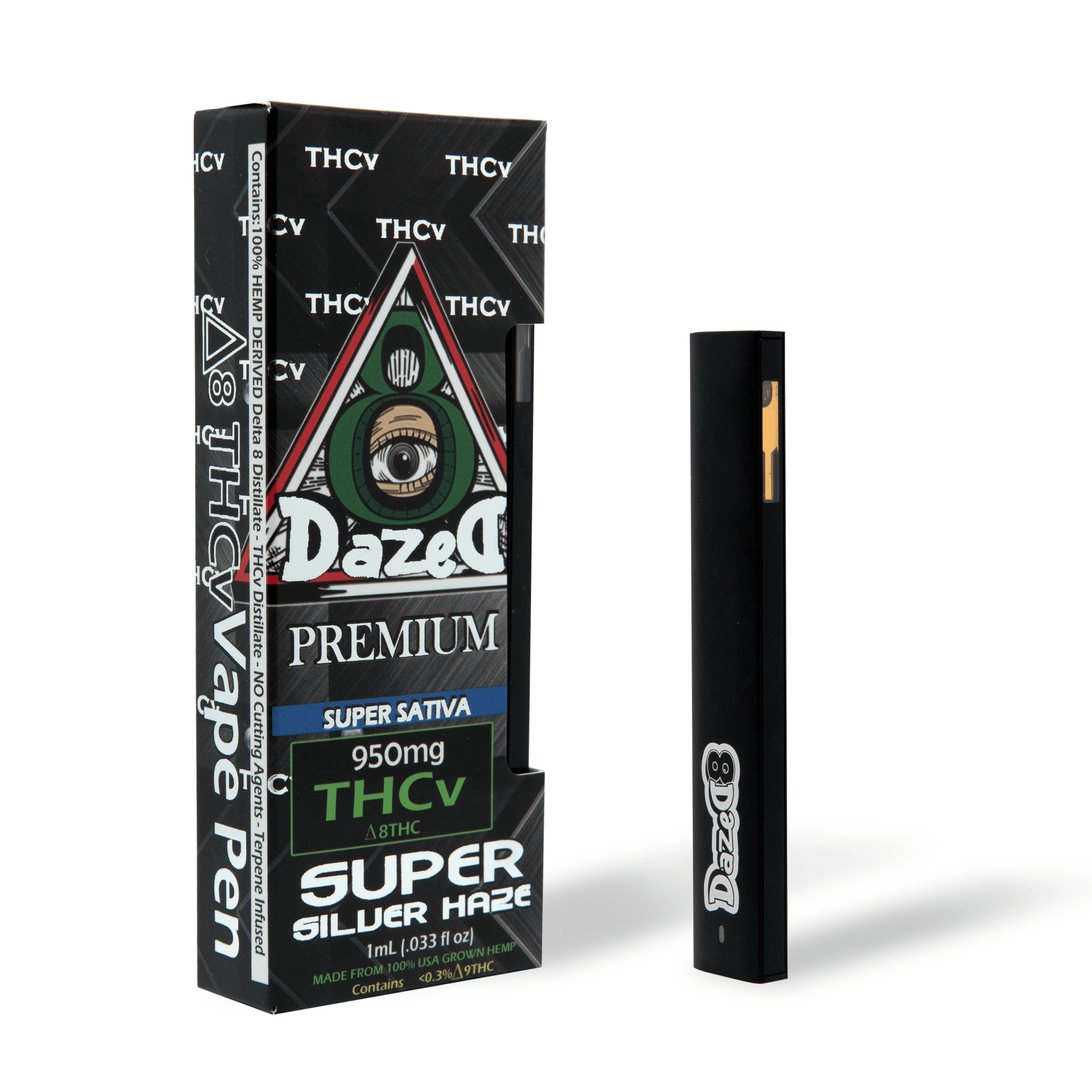 DazeD8 Super Silver Haze Delta 8 THCV Disposable (1g) Best Price