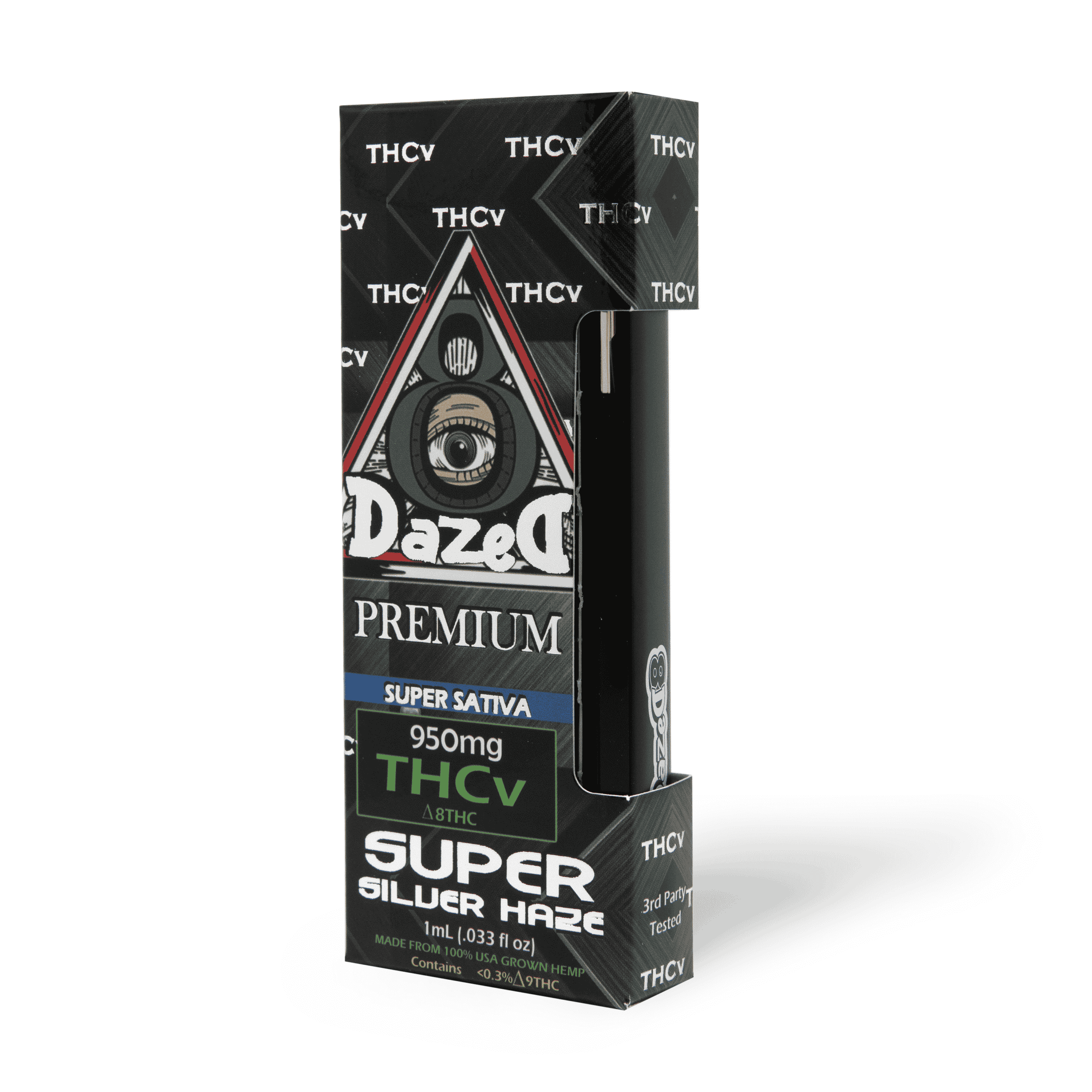 DazeD8 Super Silver Haze Delta 8 THCV Disposable (1g) Best Price