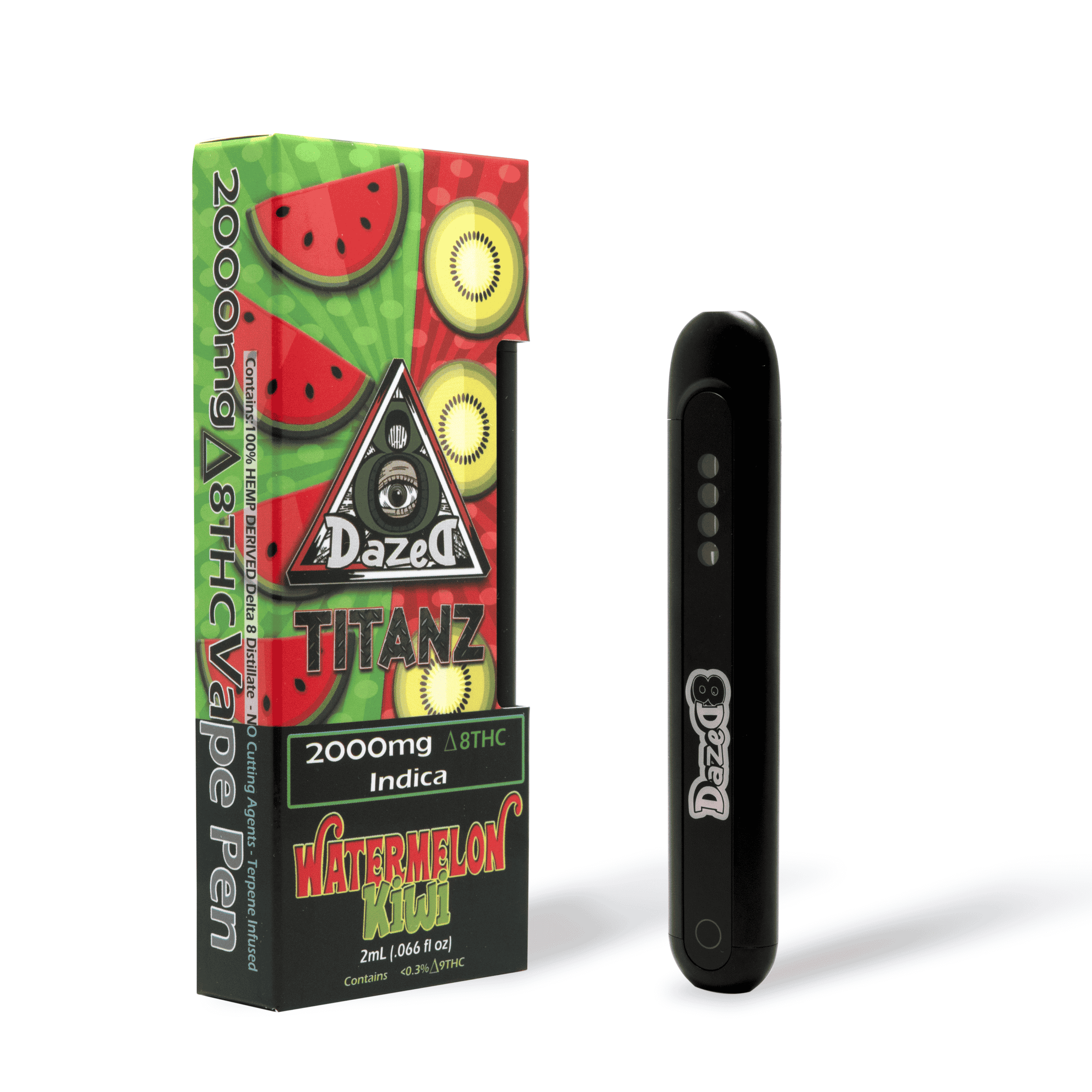 DazeD8 Watermelon Kiwi Delta 8 Disposable (2g) Best Price