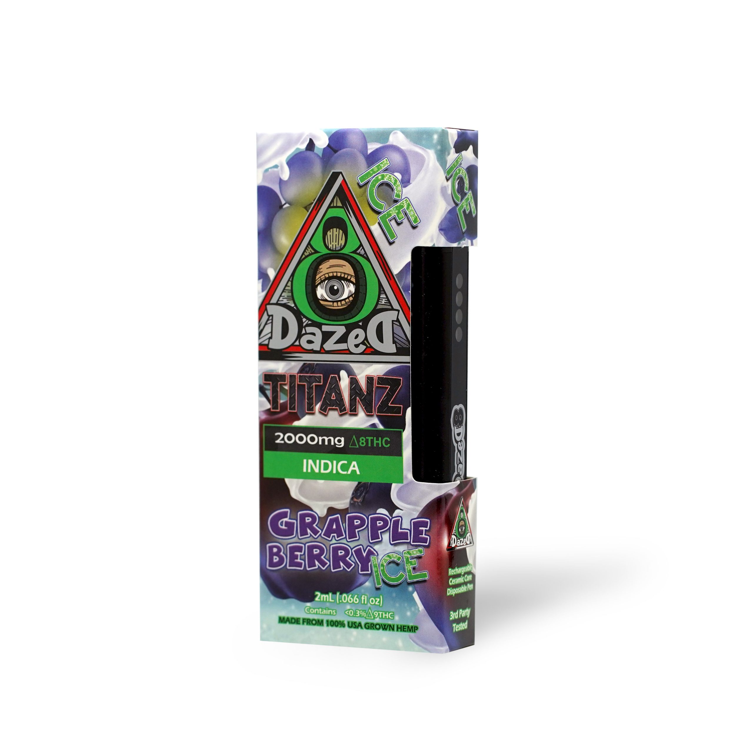 DazeD8 Grapple Berry Ice Delta 8 Disposable (2g) Best Price