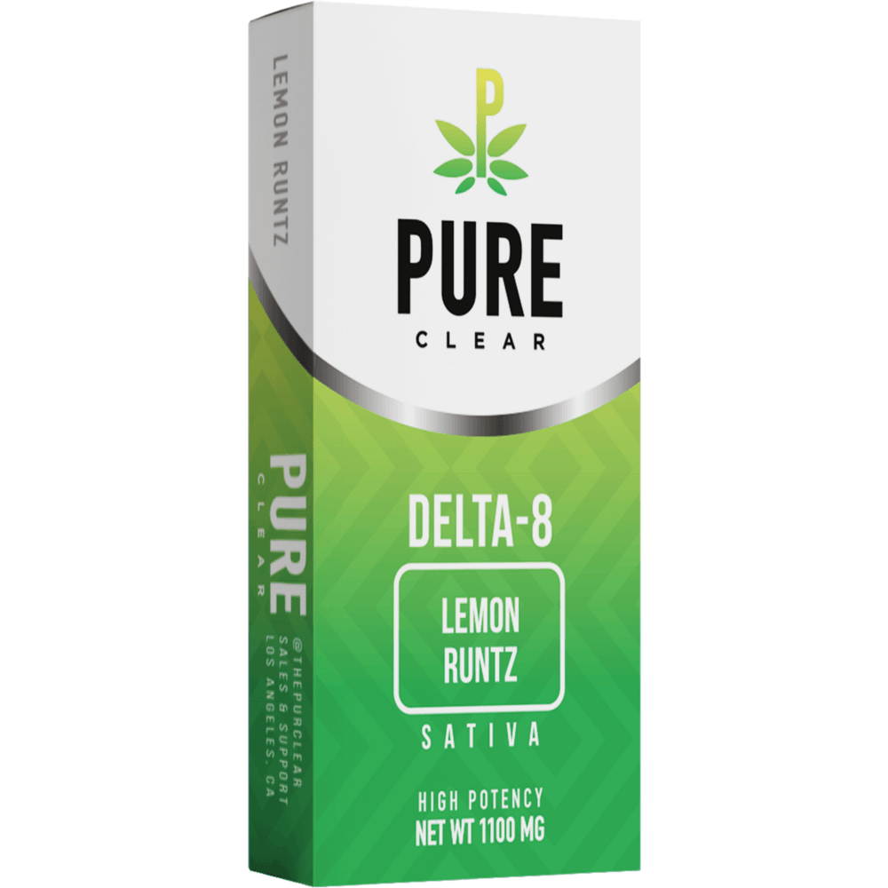 Happi Pure Clear Lemon Runtz Delta-8 1G Cartridge Best Price