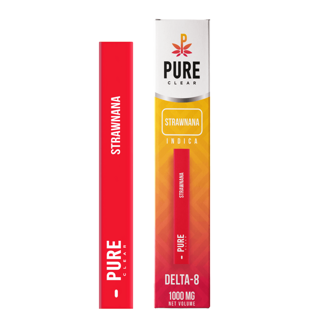 Happi Pure Clear Strawnana Delta-8 1000mg Disposable Best Price