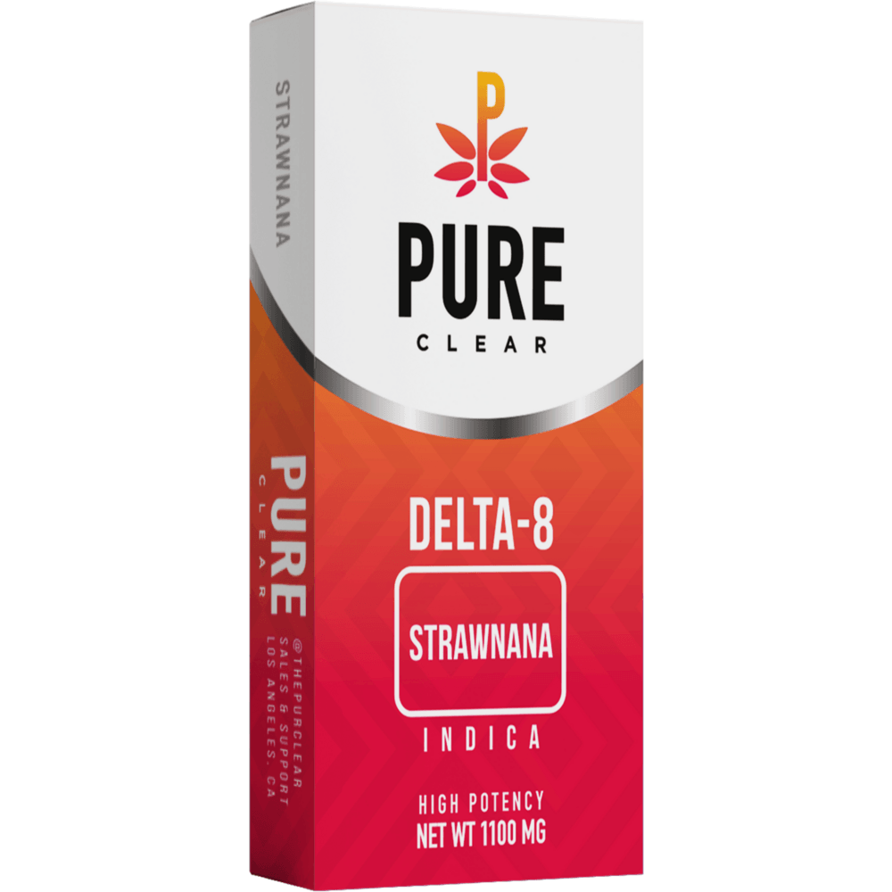 Happi Pure Clear Strawnana Delta-8 1G Cartridge Best Price