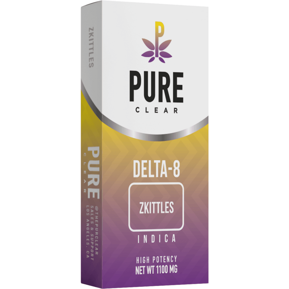 Happi Pure Clear Zkittles Delta-8 1G Cartridge Best Price